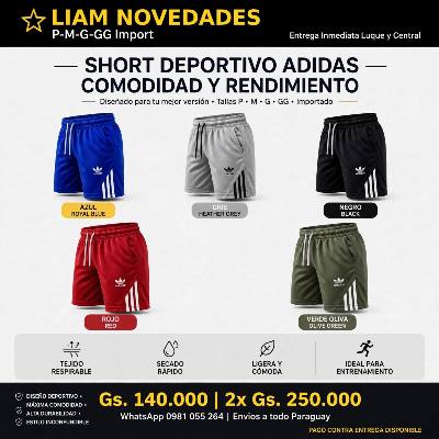 Short deportivos Adidas
