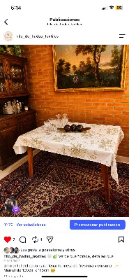 Mantel de algodón